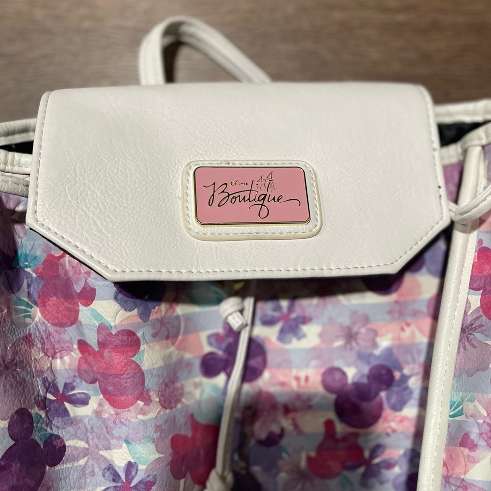 Disney Minnie Drawstring Backpack/Purse - Picture 3 of 6